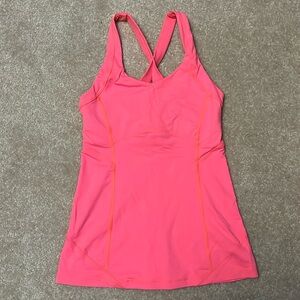 Lululemon tank top -fluorescent pink